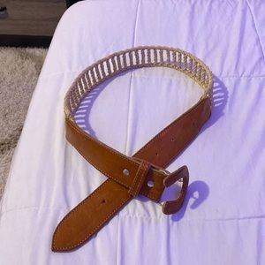 handmade leather belt